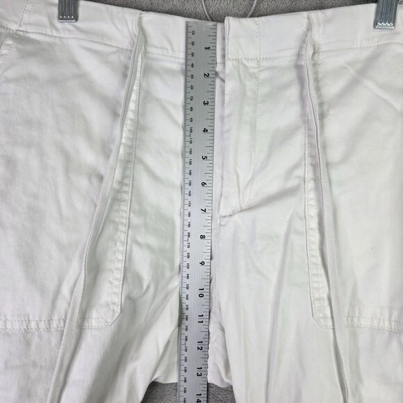 Womens Lou & Grey Loft White Drawstring Pants Lyocell Blend Stretch Size L - Picture 5 of 9